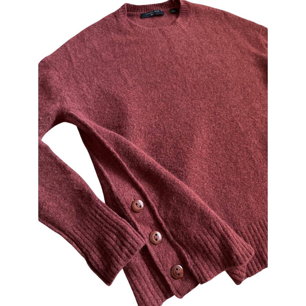 AllSaints Rufa Jumper Cinnamon Red Size Small‎ - Picture 6 of 10